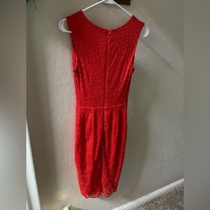 Bebe Womens XS cocktail dress (lace and silk/polyester)